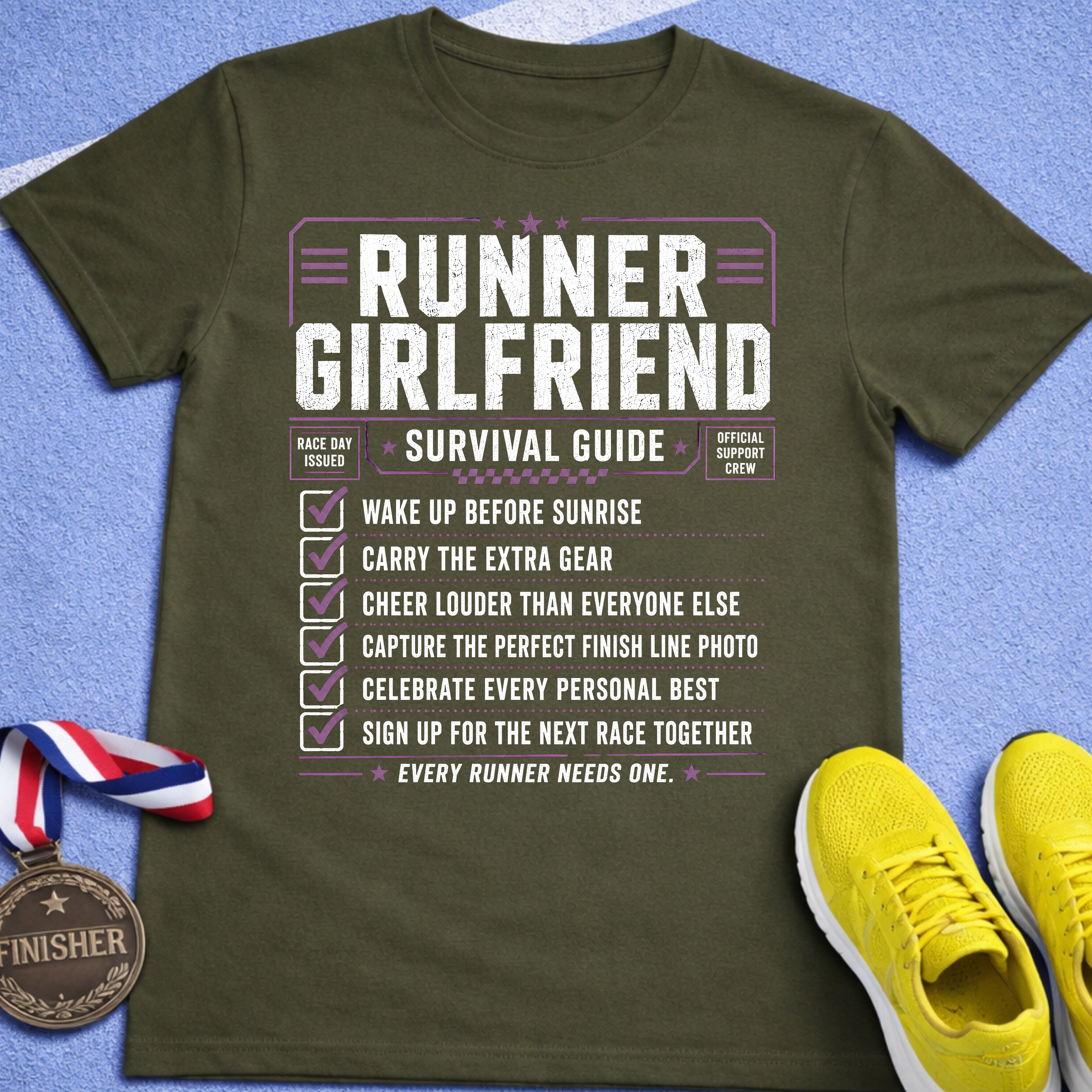 Runner Girlfriend Survival Guide T-Shirt