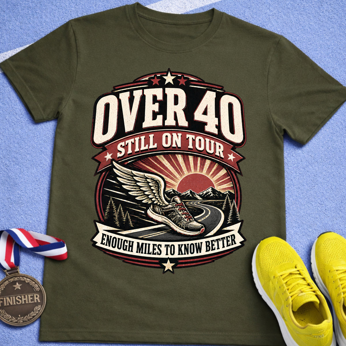 Over 40 Still On Tour T-Shirt