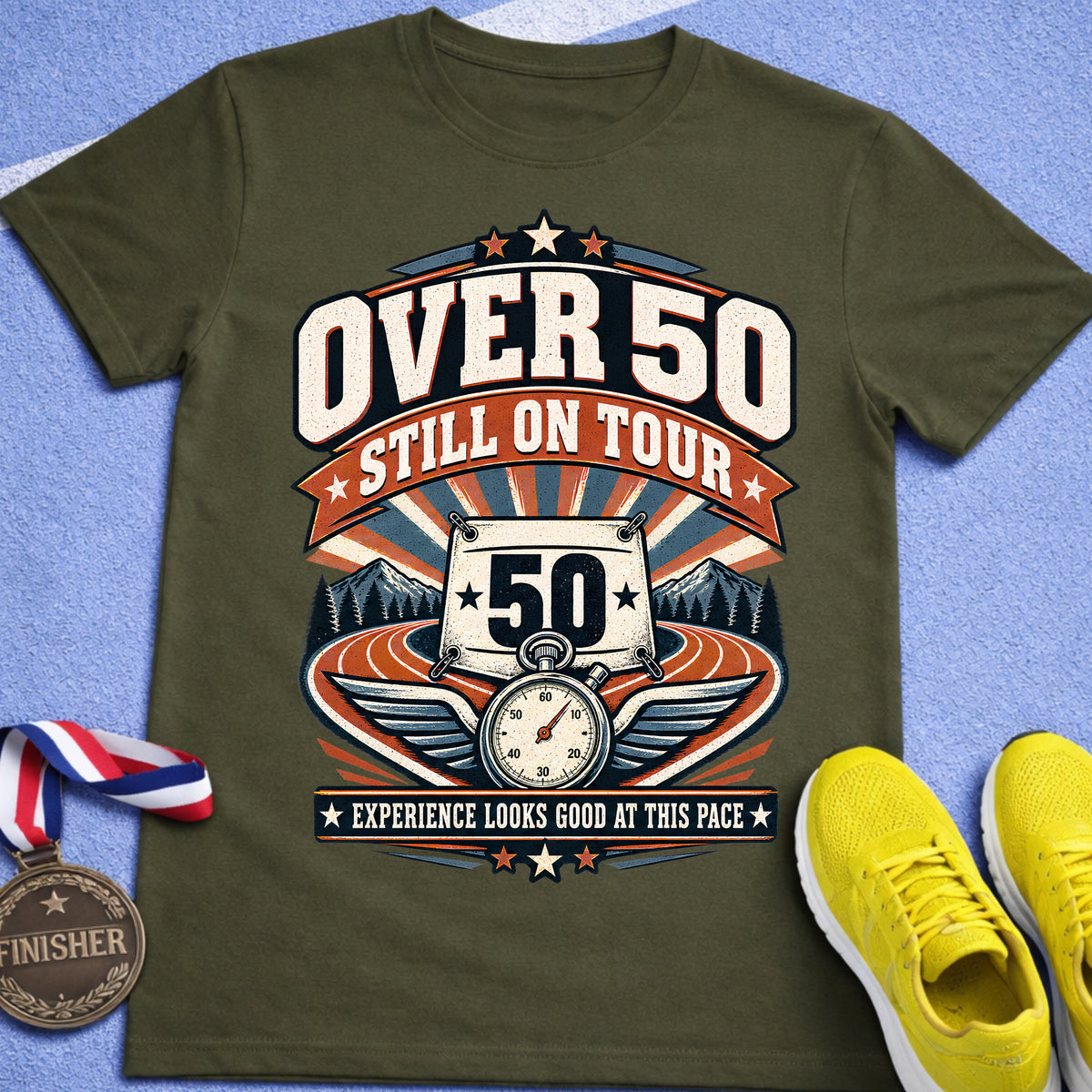 Over 50 Still On Tour T-Shirt
