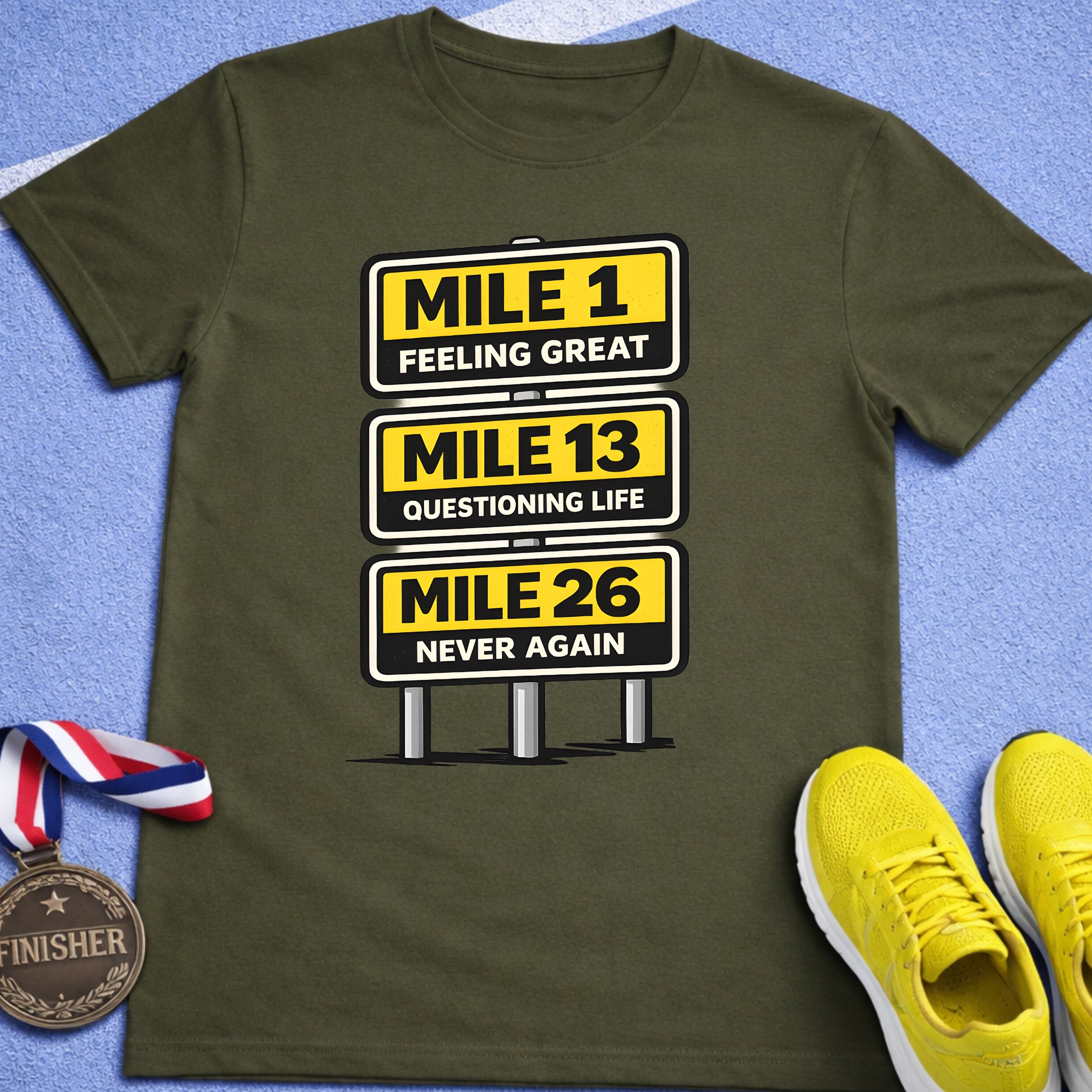 Marathon Mile Marker T-Shirt