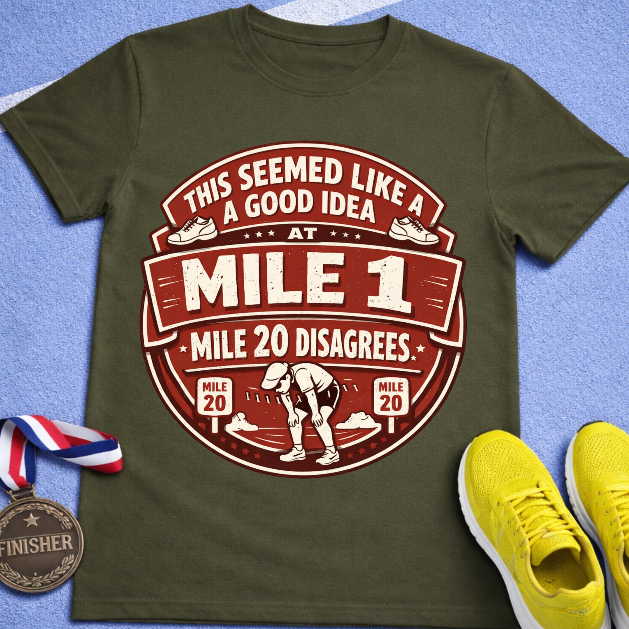 Mile 20 Disagrees T-Shirt