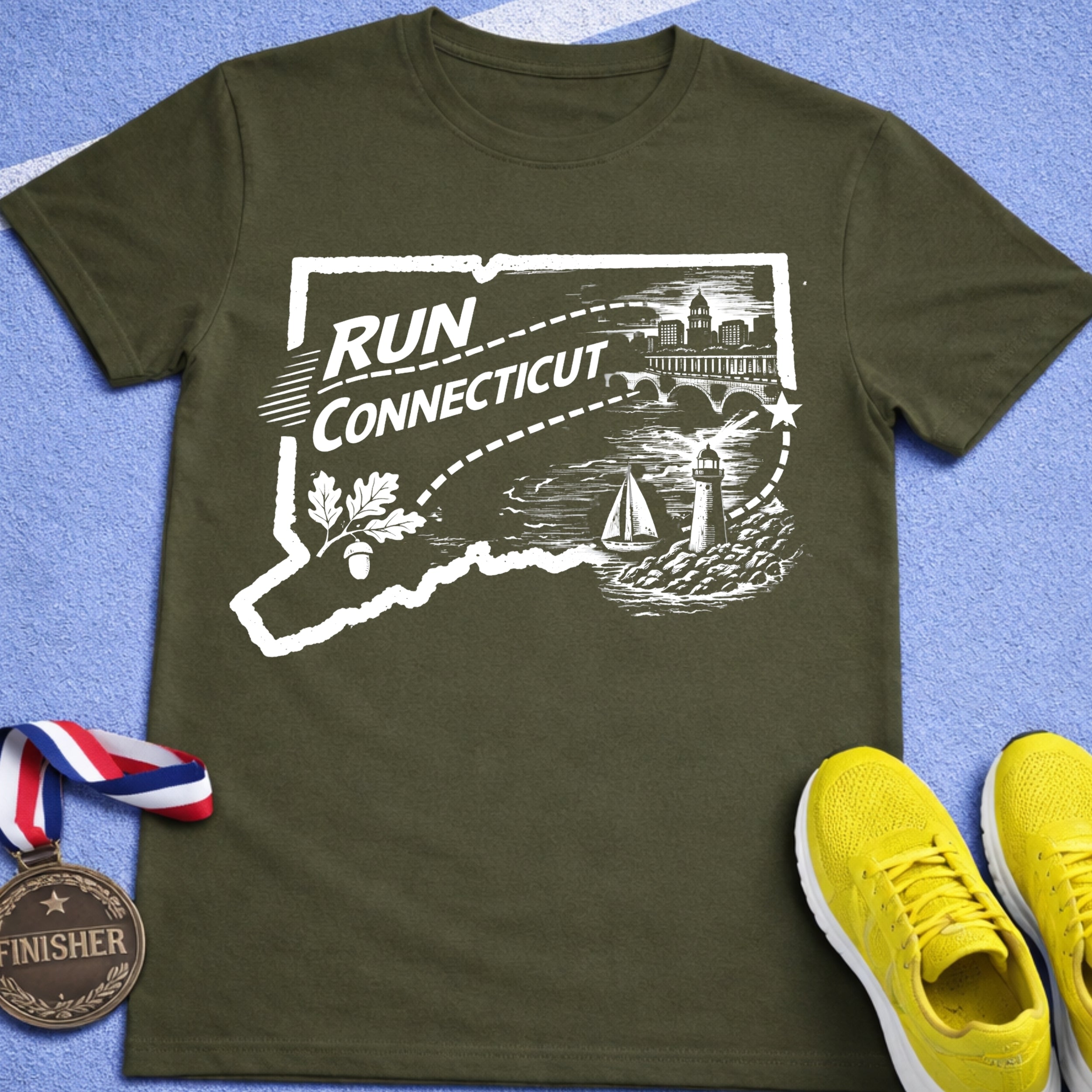 Run Connecticut T-Shirt