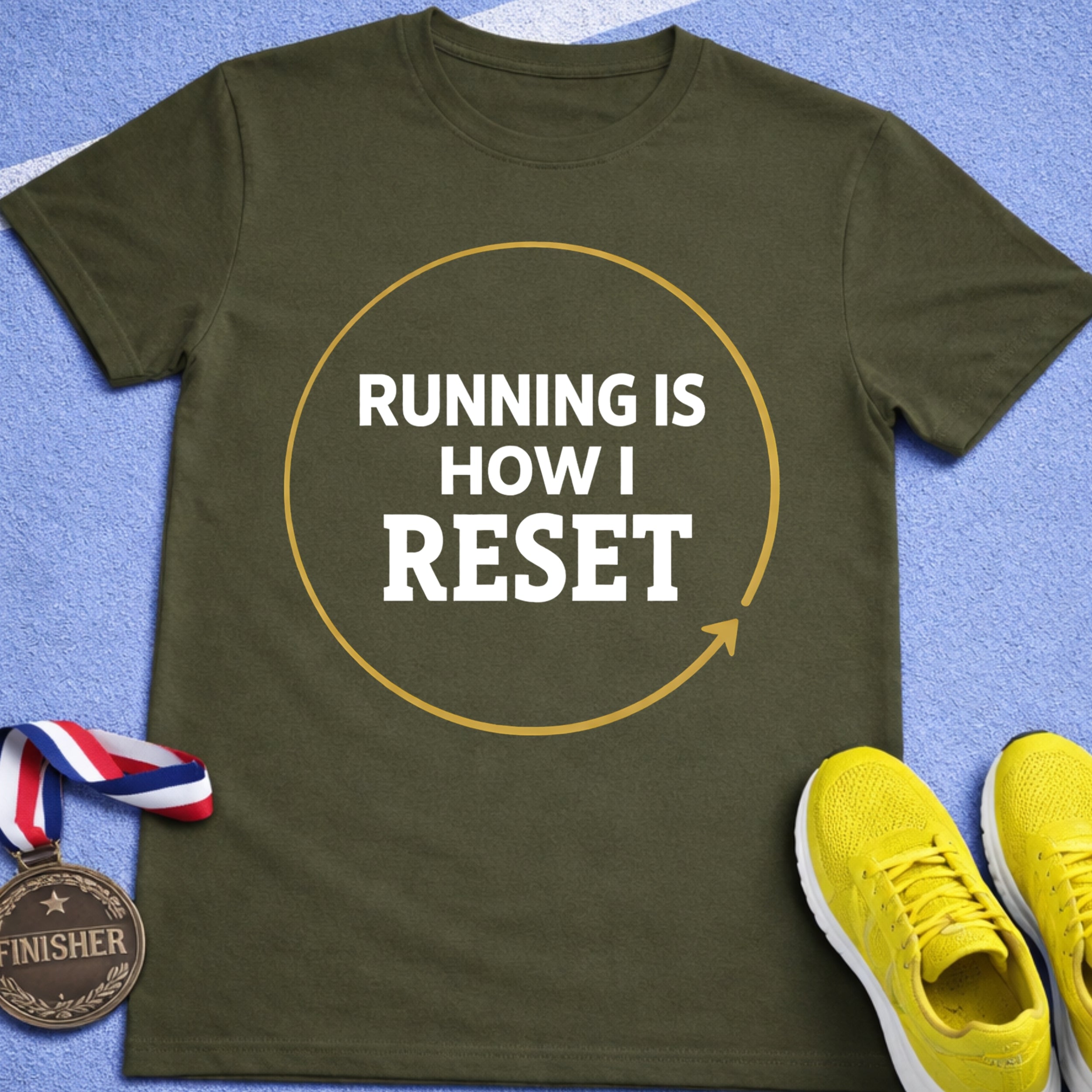 Running Is How I Reset T-Shirt
