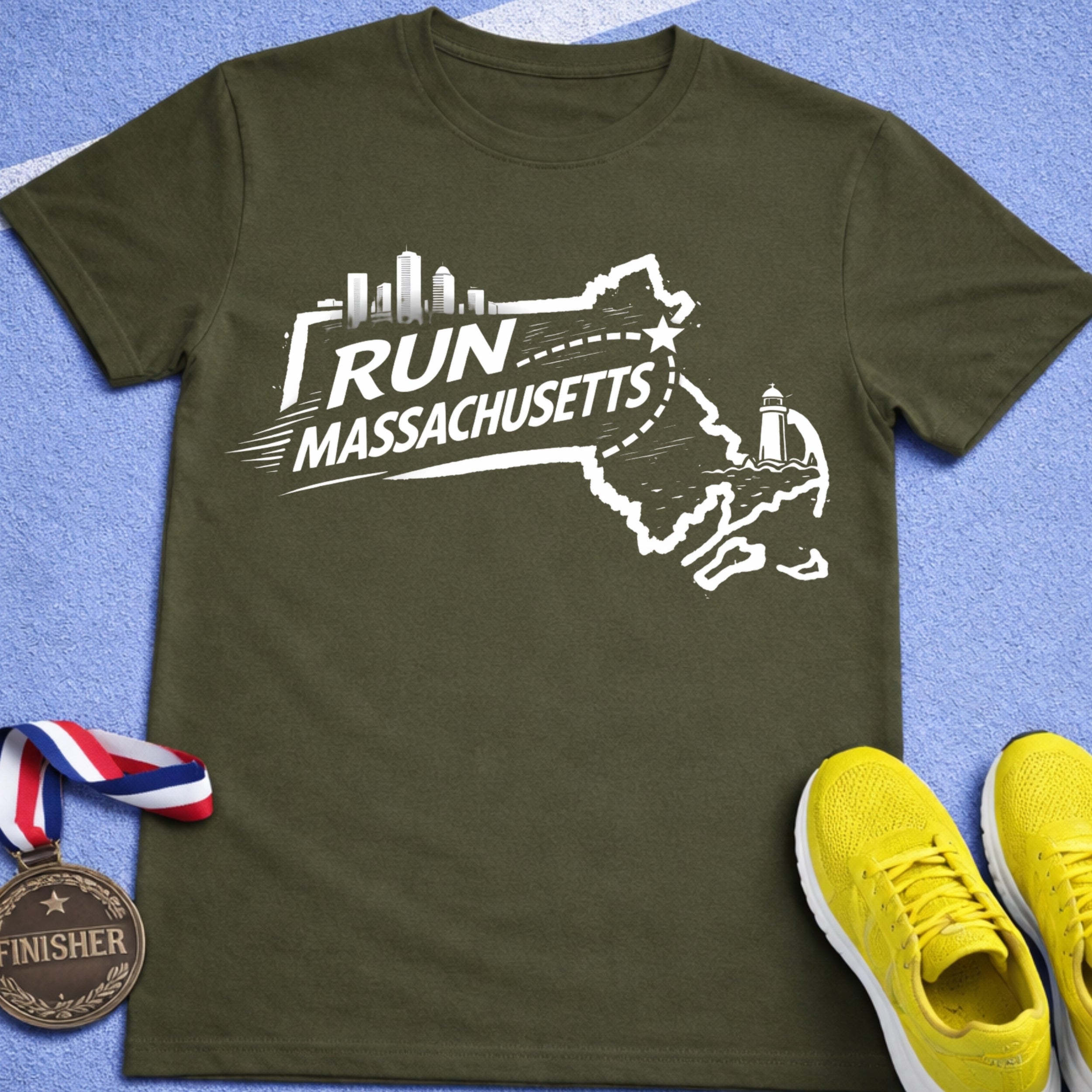 Run Massachusetts T-Shirt
