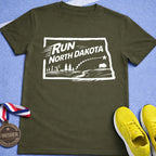 Run North Dakota T-Shirt