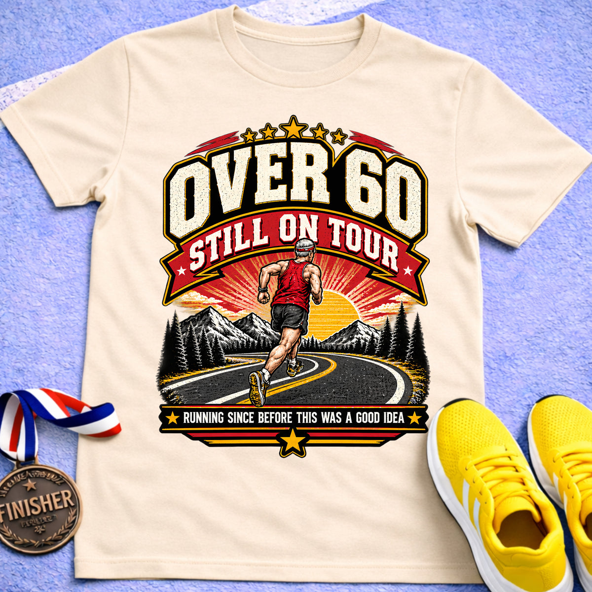 Over 60 Still on Tour T-Shirt