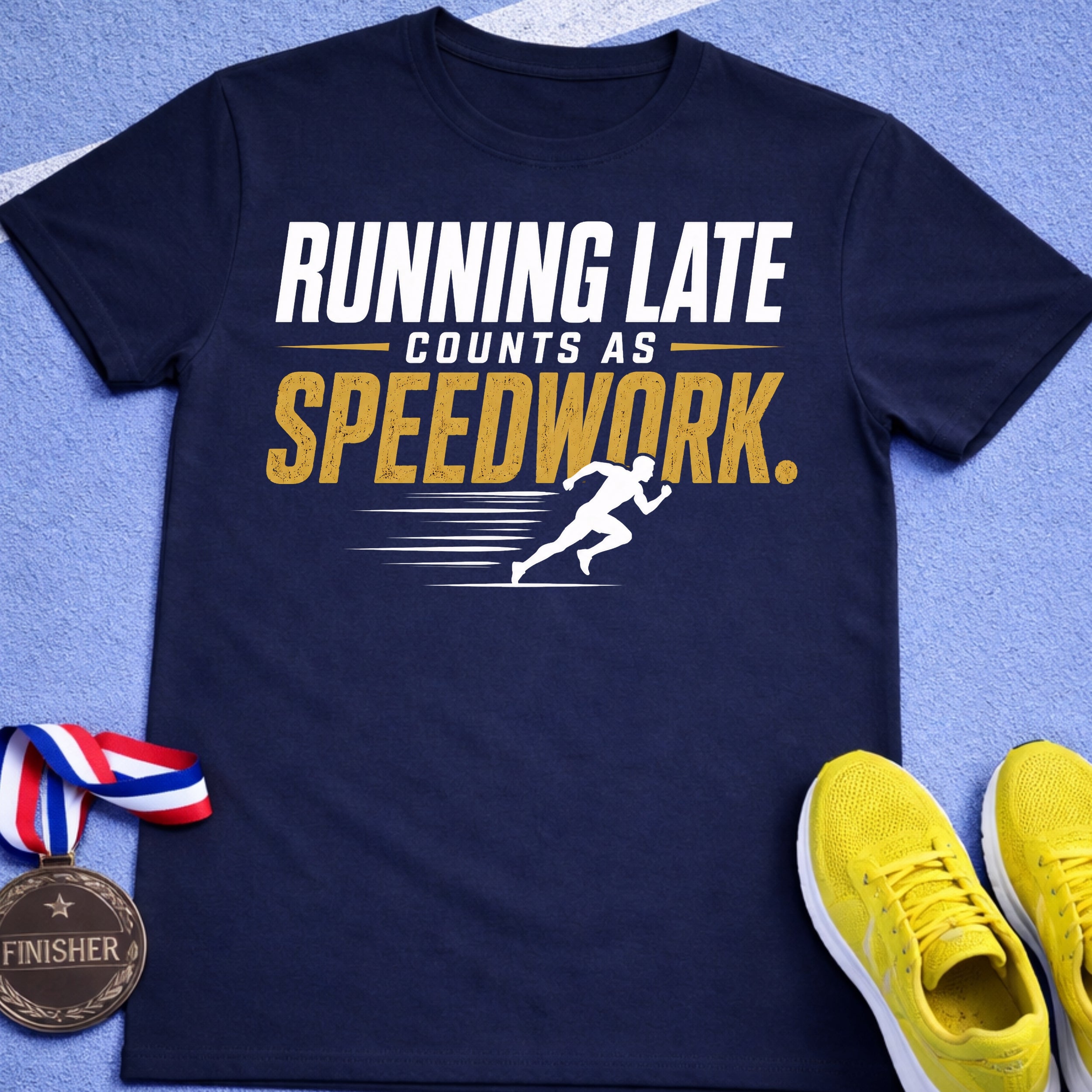 Running Late Counts as Speedwork T-Shirt