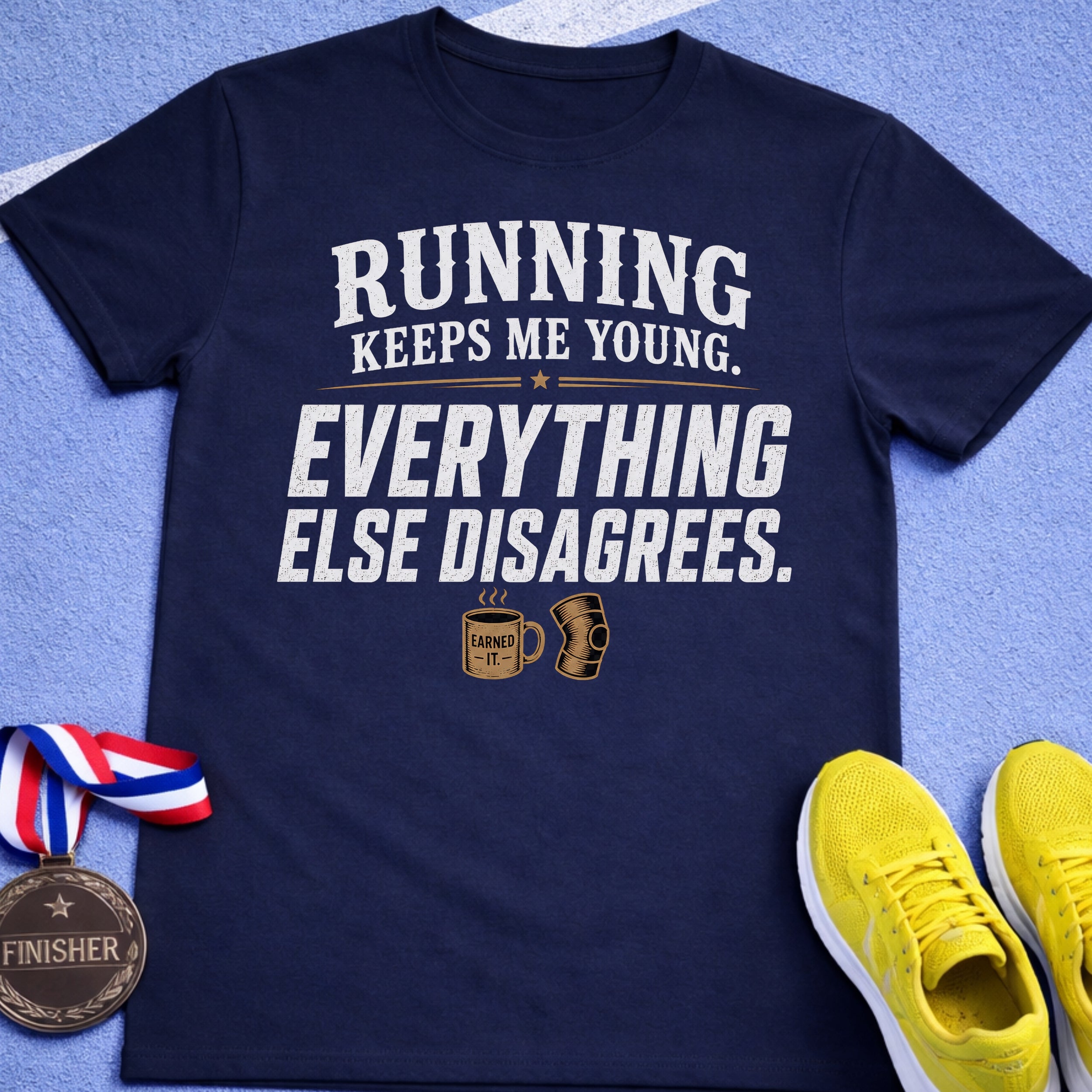 Running Keeps Me Young T-Shirt
