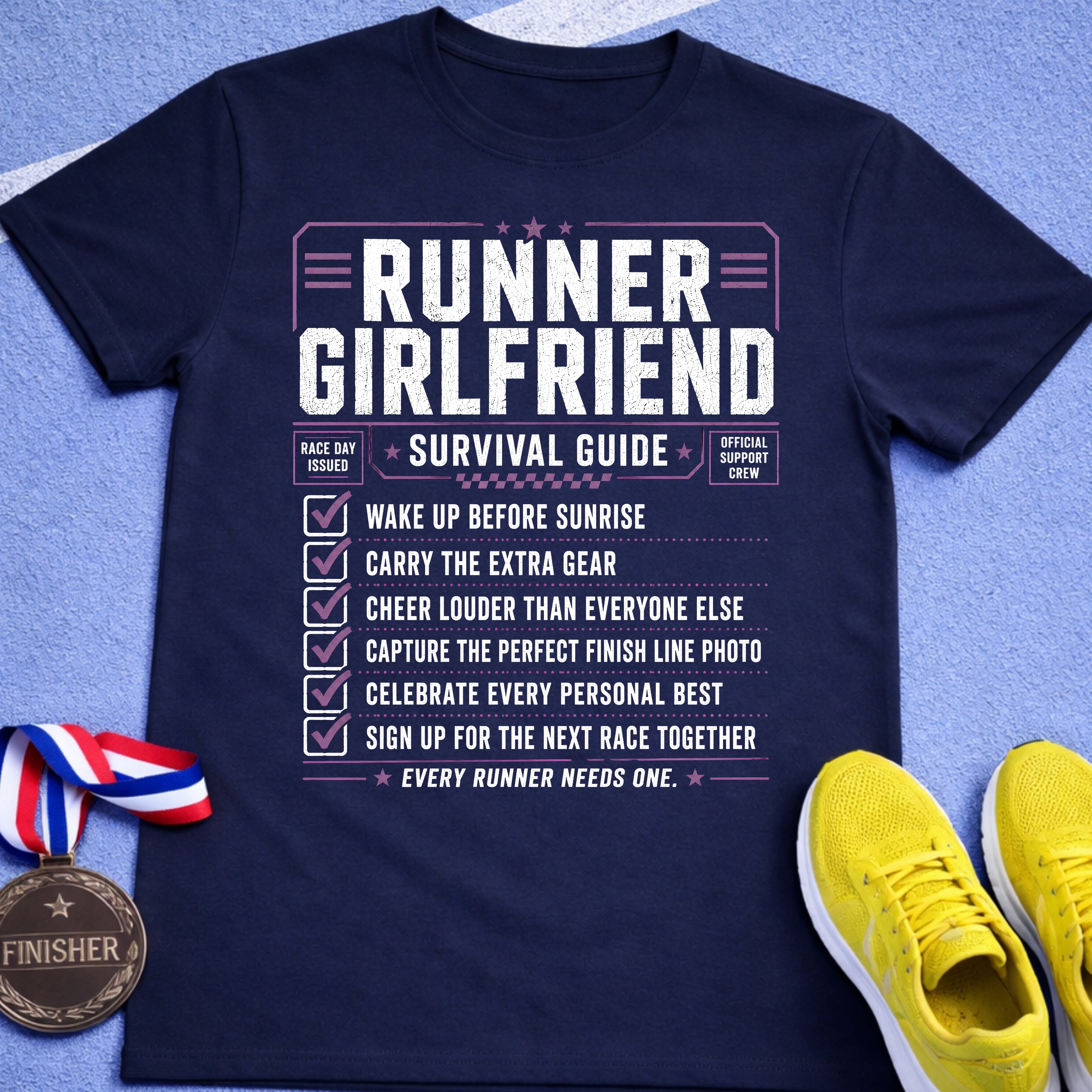 Runner Girlfriend Survival Guide T-Shirt