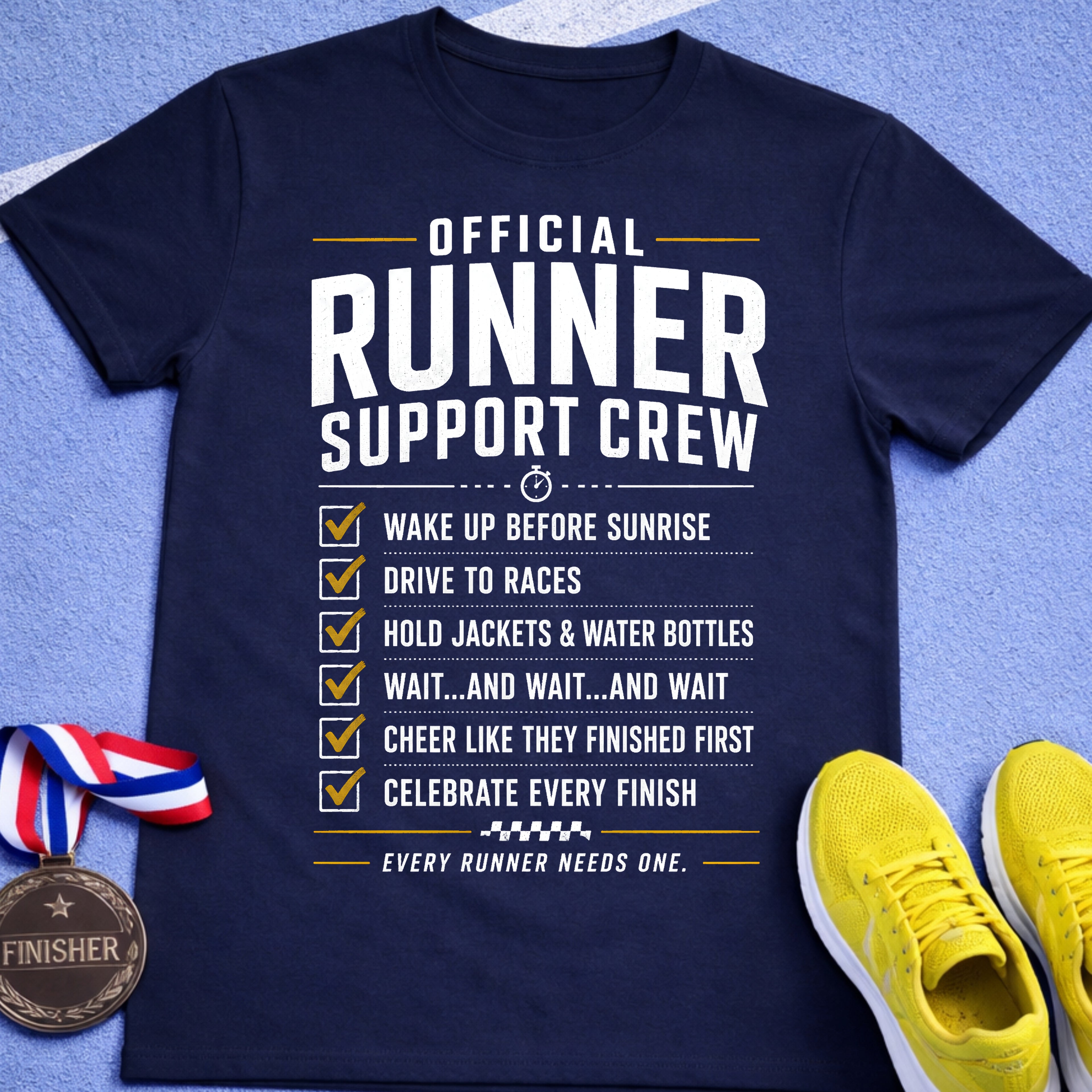 Runner Support Crew T-Shirt