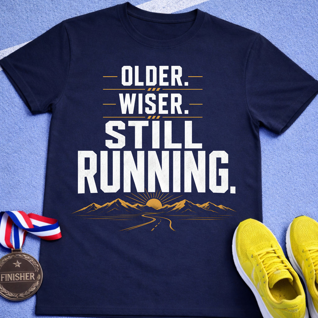 Older. Wiser. Still Running T-Shirt