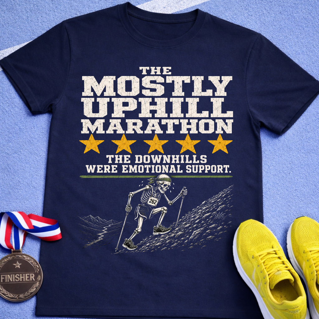 Mostly Uphill Marathon T-Shirt
