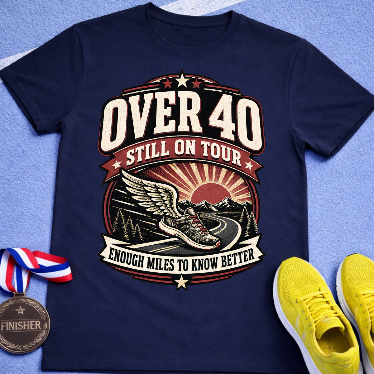 Over 40 Still On Tour T-Shirt
