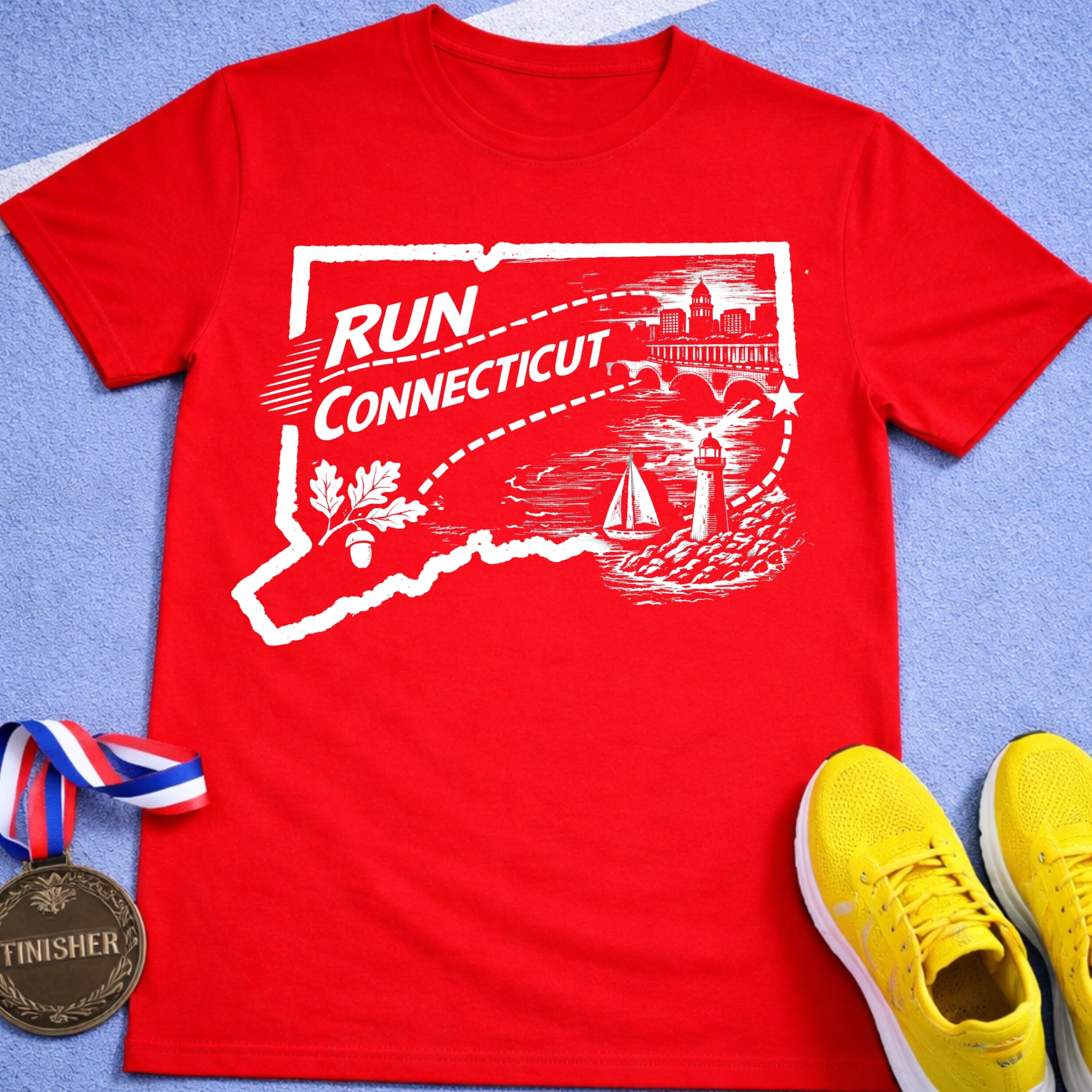 Run Connecticut T-Shirt