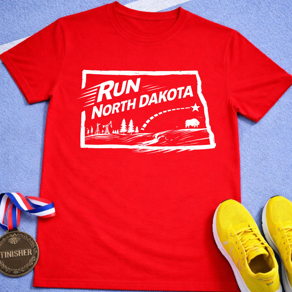 Run North Dakota T-Shirt