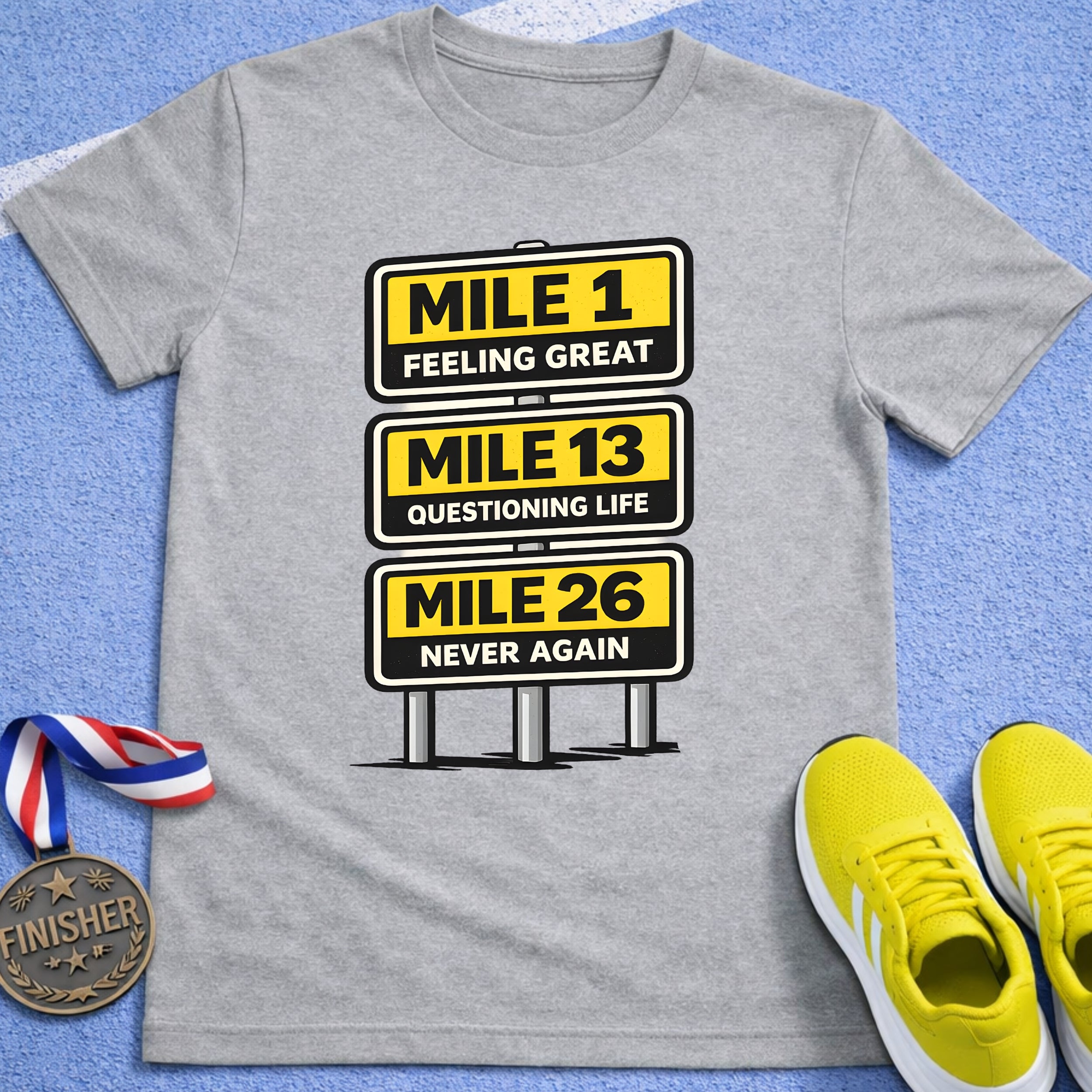 Marathon Mile Marker T-Shirt