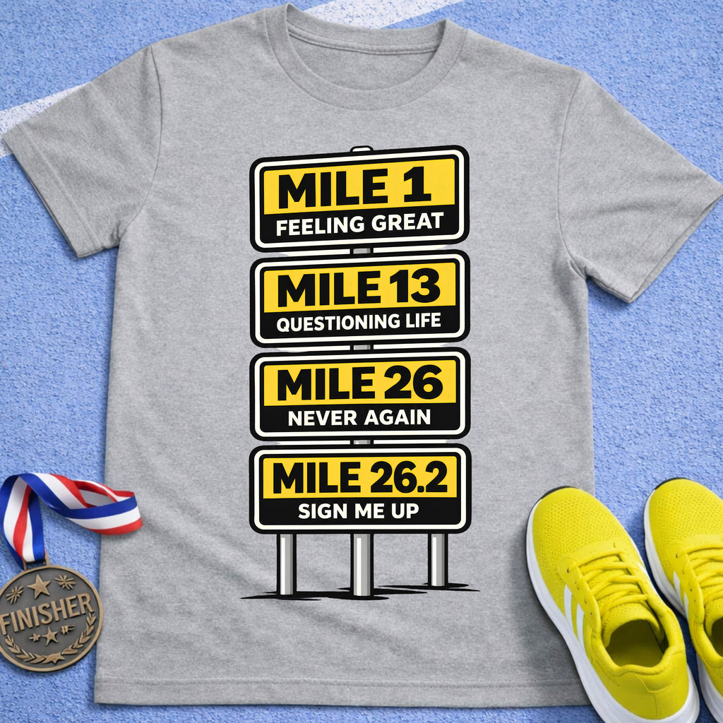 Marathon Mile Marker 26.2 T-Shirt