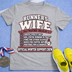 Runner's Wife Cold Weather Checklist T-Shirt