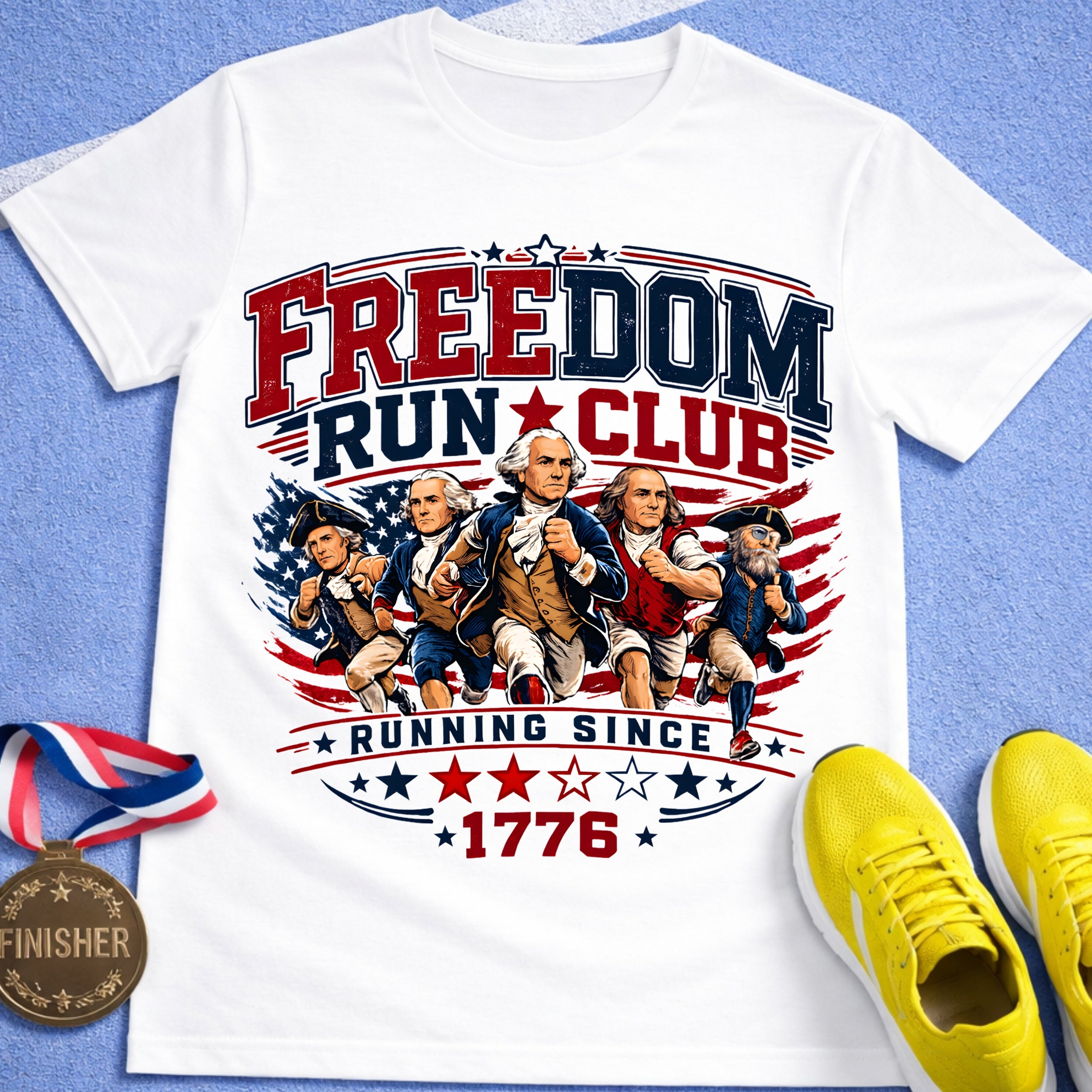 Freedom Run Club T-Shirt – The Seasoned Runner