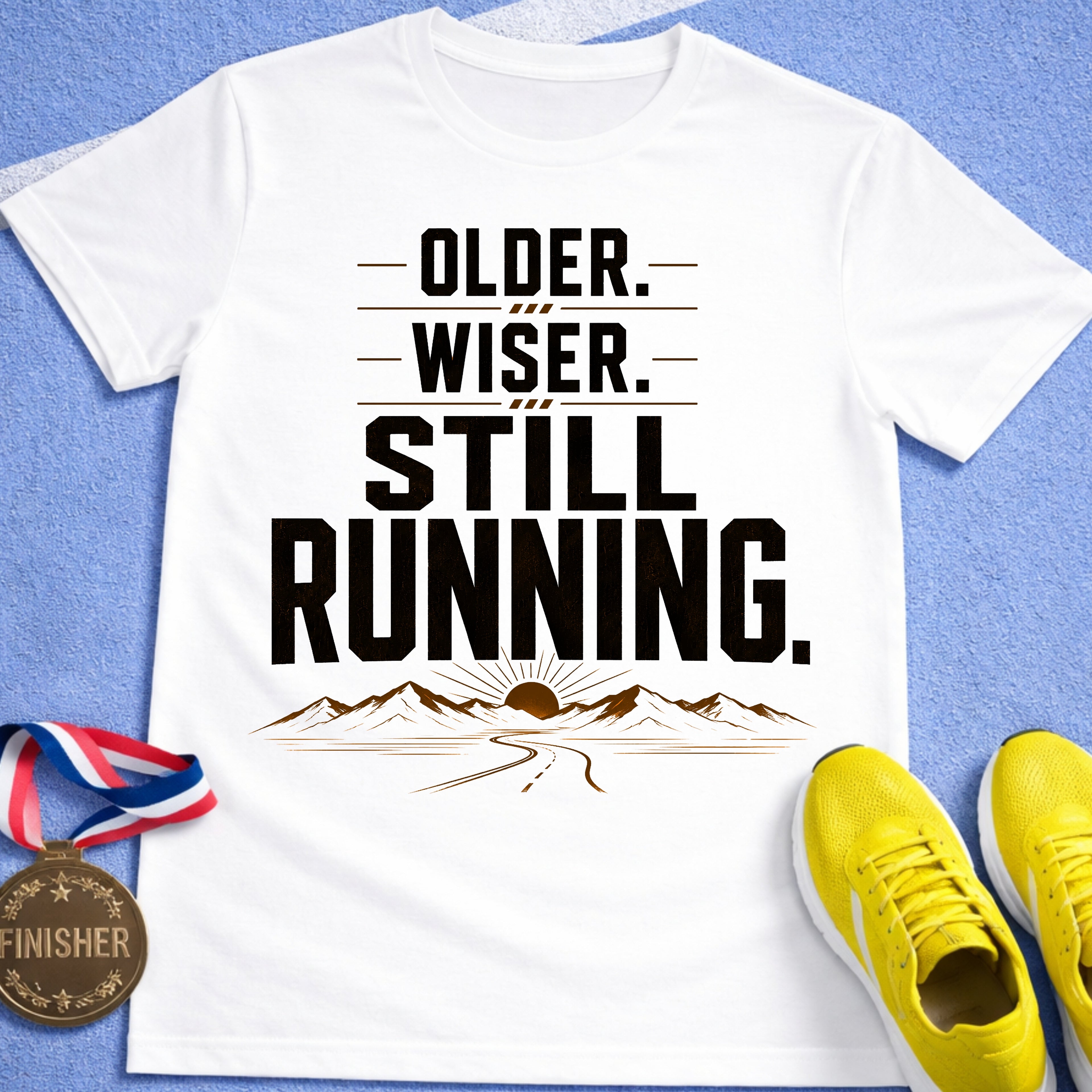 Older. Wiser. Still Running T-Shirt