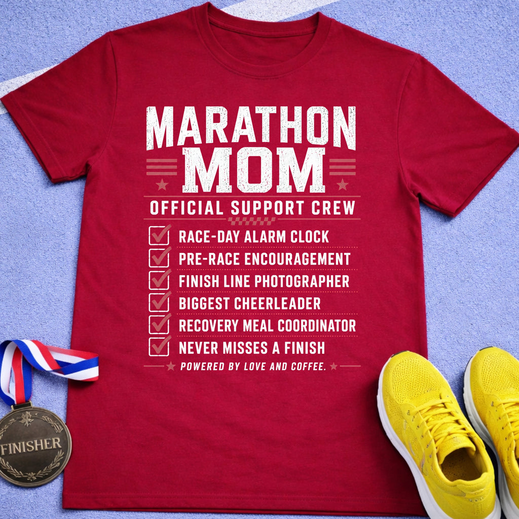 Marathon Mom Support Crew T-Shirt