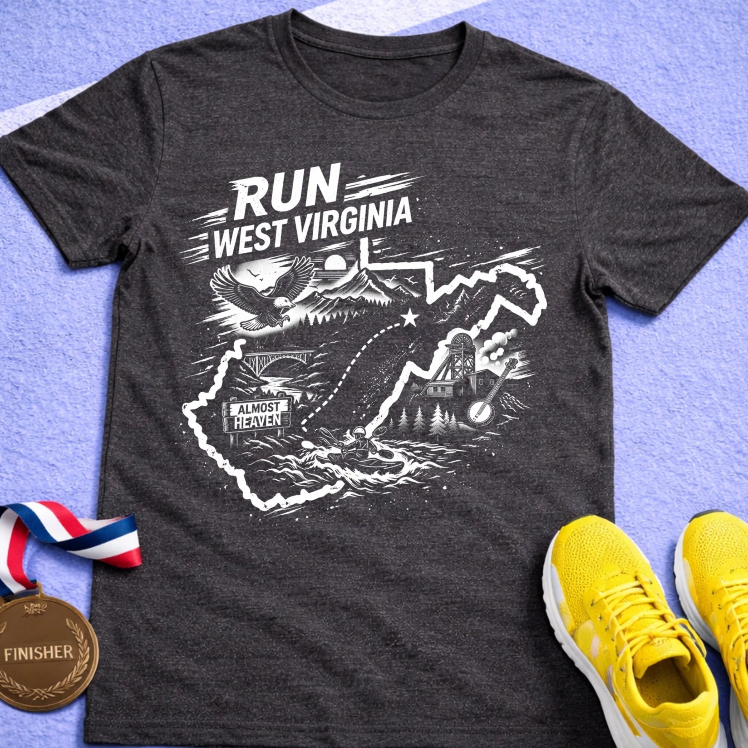 Run West Virginia T-Shirt