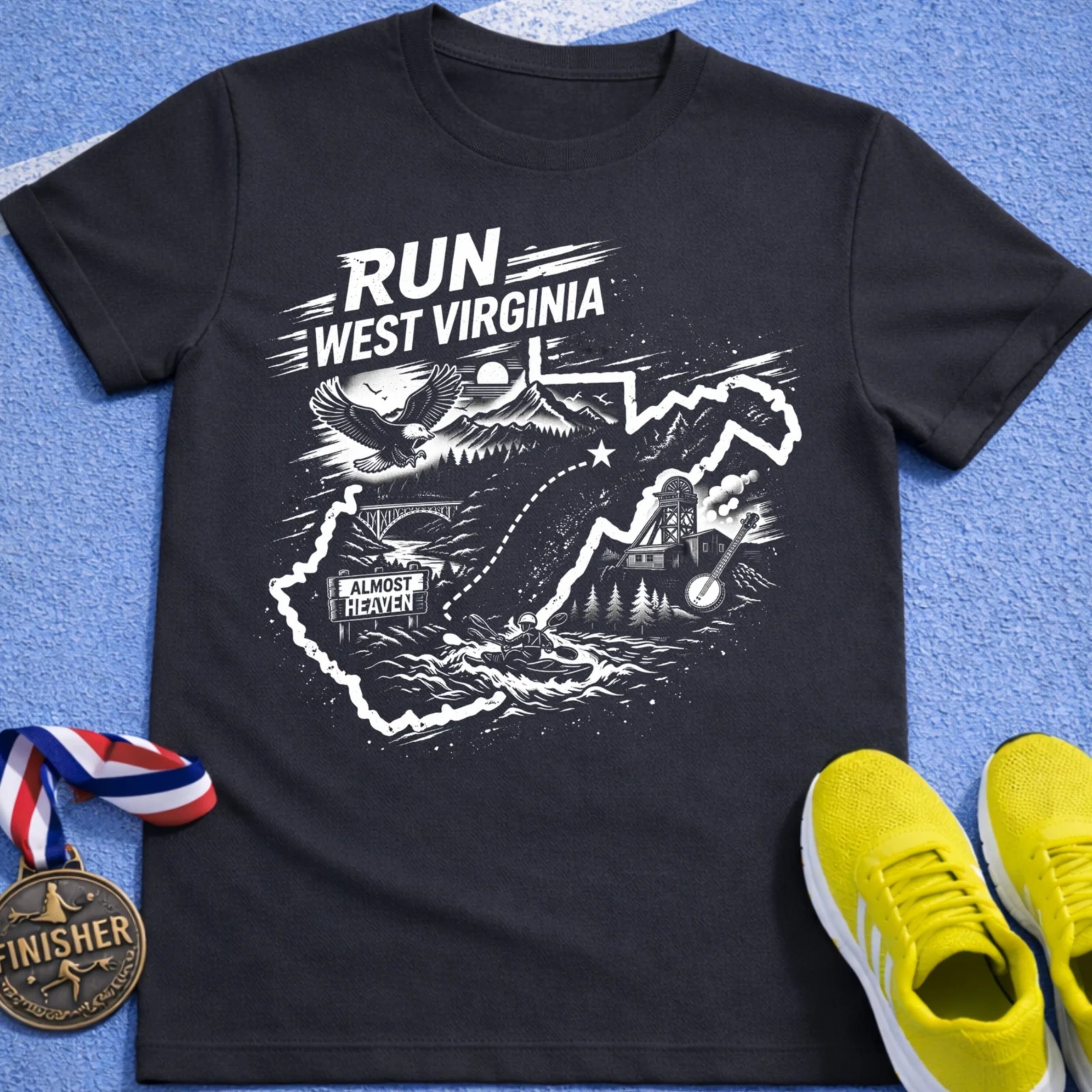 Run West Virginia T-Shirt