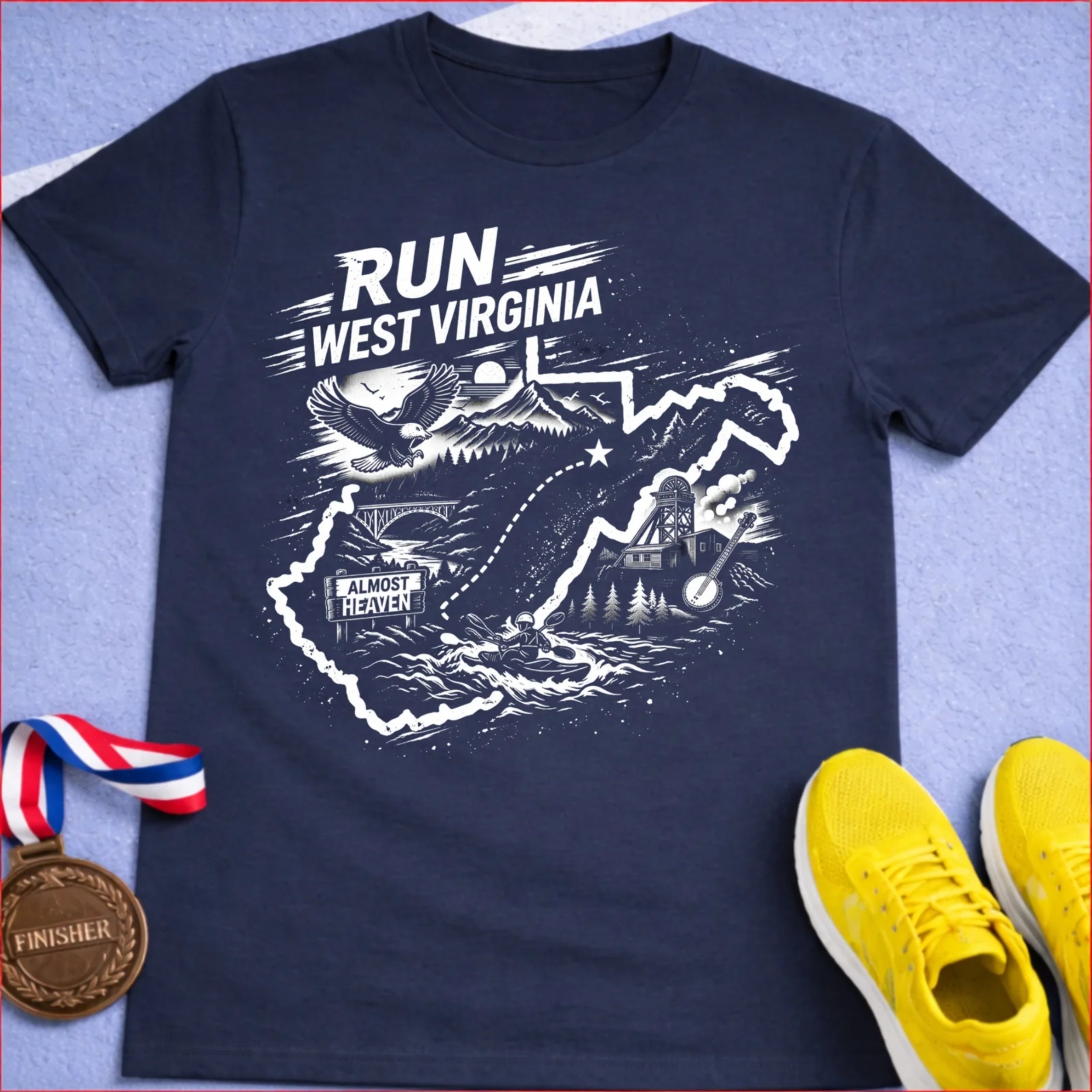 Run West Virginia T-Shirt