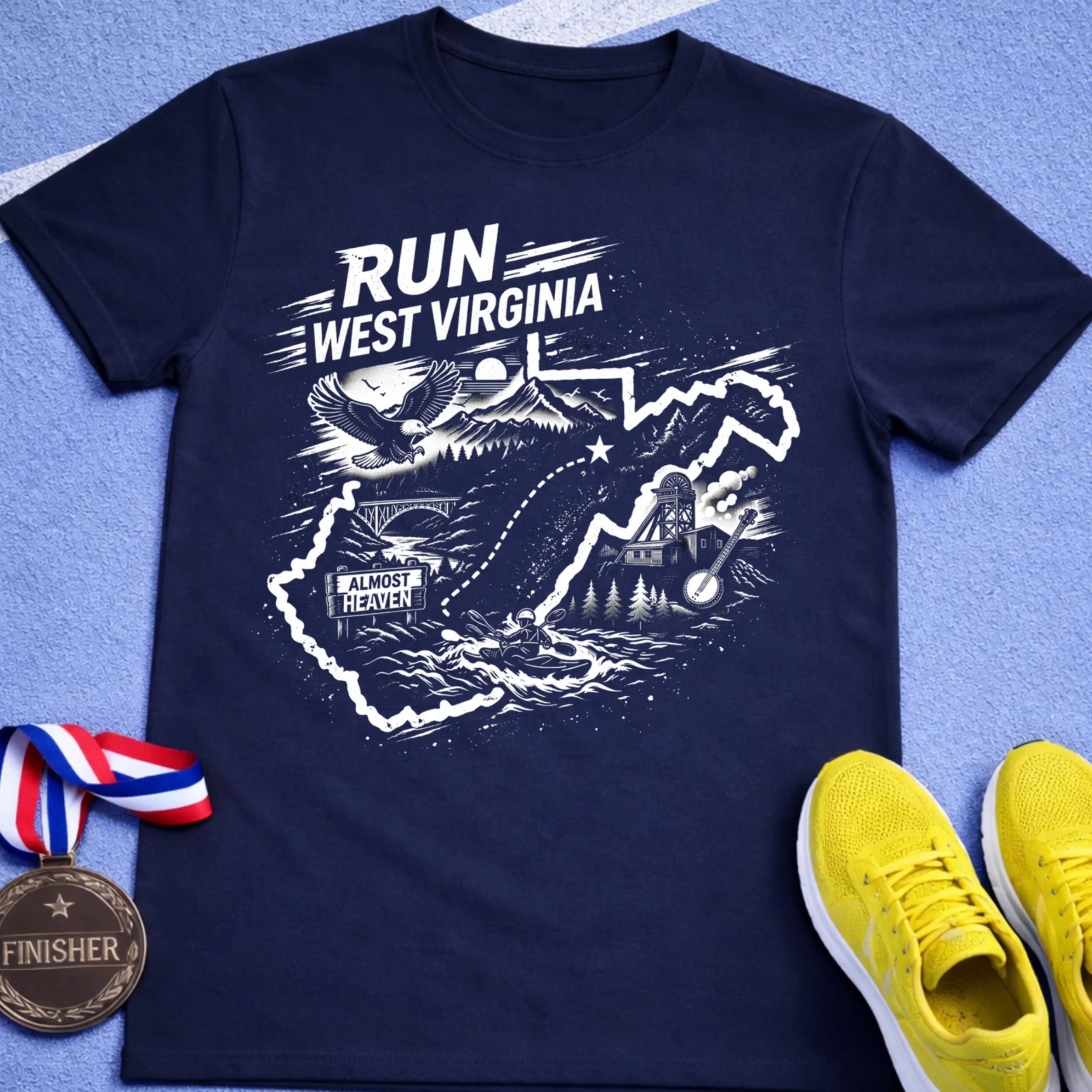 Run West Virginia T-Shirt